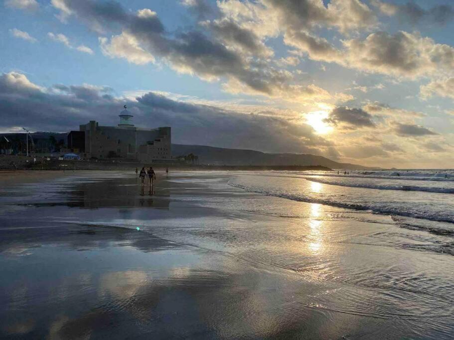 Estudio Bahia Playa De Las Canteras Las Palmas de Gran Canaria Bagian luar foto